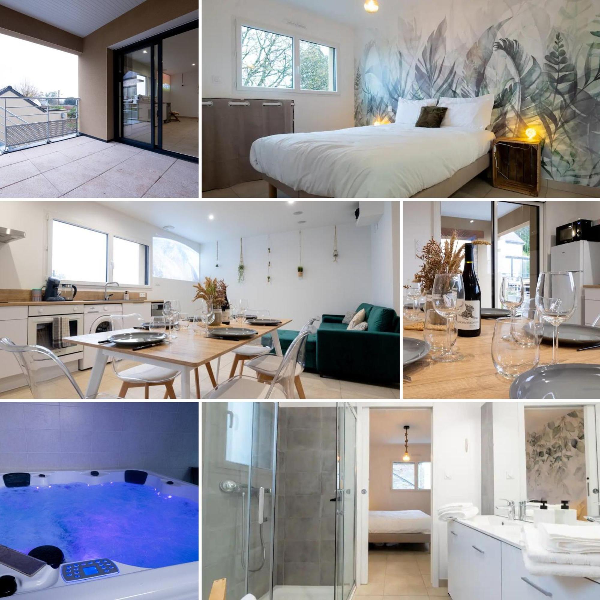Le cottage Saint Vincent-centre ville-wifi-parking- Apparthotellagacilly La Gacilly Esterno foto